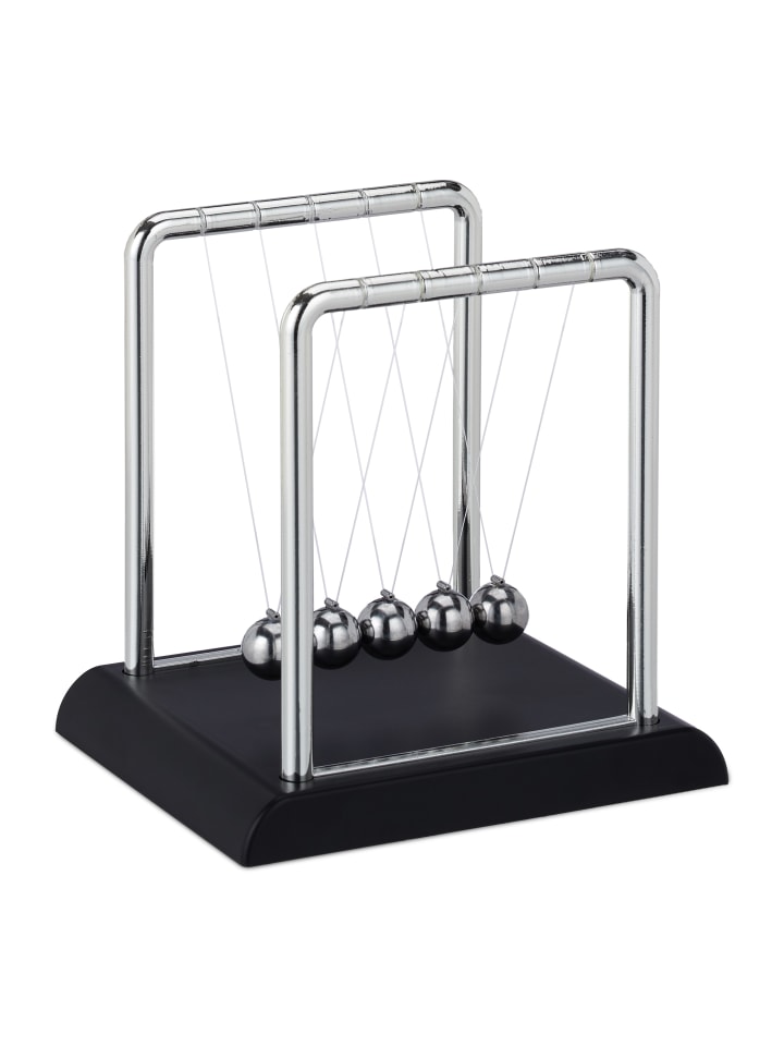 relaxdays Newton Pendel in Silber günstig kaufen onesize