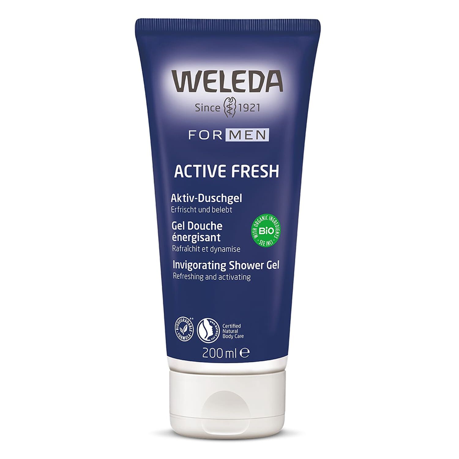 Weleda For Men Gel Douche Energisant - Rafraîchit et dynamise - 200 ml