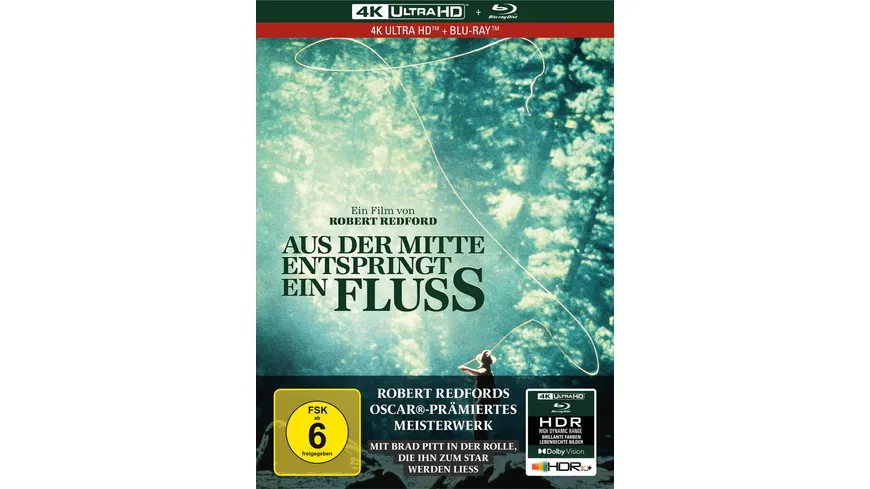 Aus der Mitte entspringt ein Fluss - 2-Disc Limited Collector's Edition im Mediabook  (+ Blu-ray 2D)