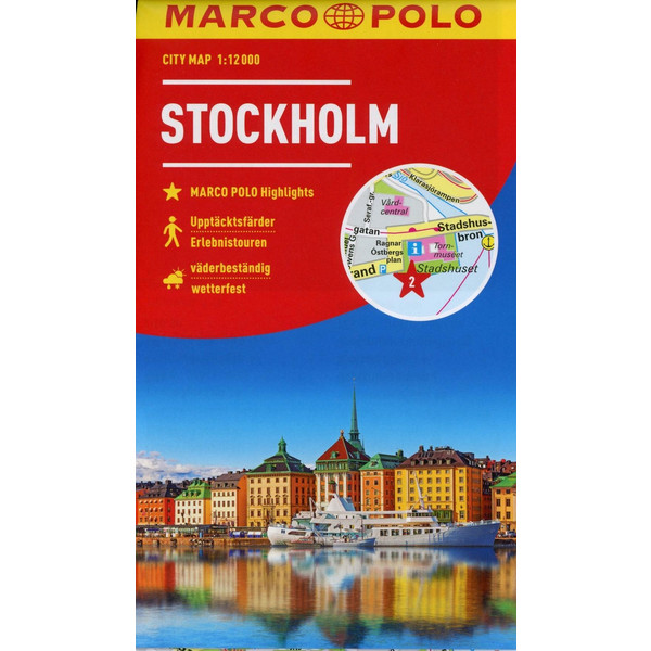MARCO POLO Cityplan Stockholm 1:12 000 - Stadtplan