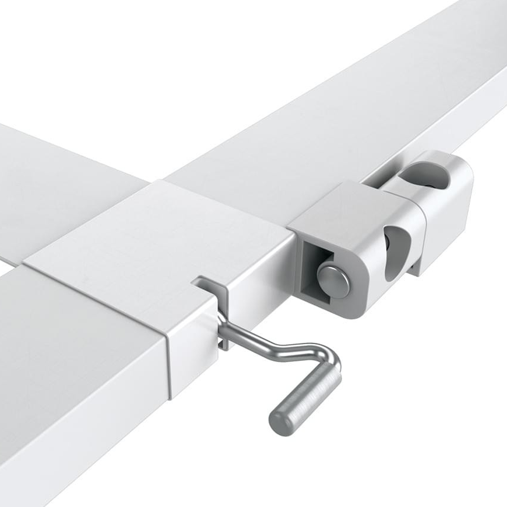 Hecht Aluminium Fliegengitter Türbausatz SLIMPLUS, 100x210cm braun
