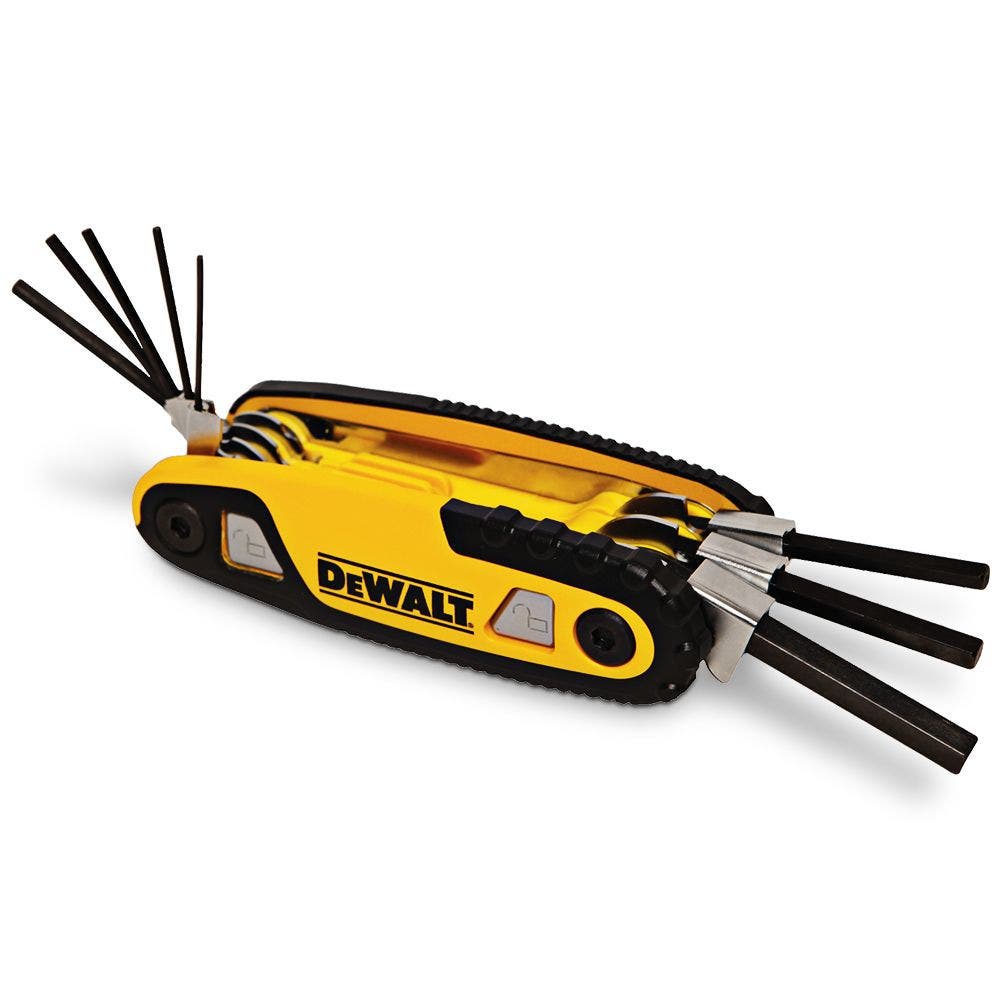 Jogo de 8 chaves Allen métricas dobráveis DEWALT DWHT70263M
