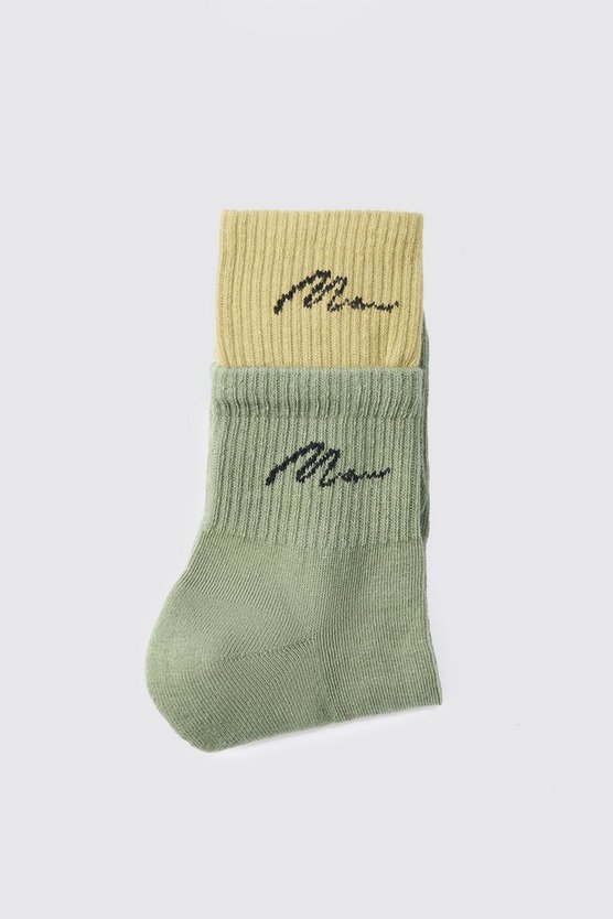 Doppellagige Man Signature Sport-Socken