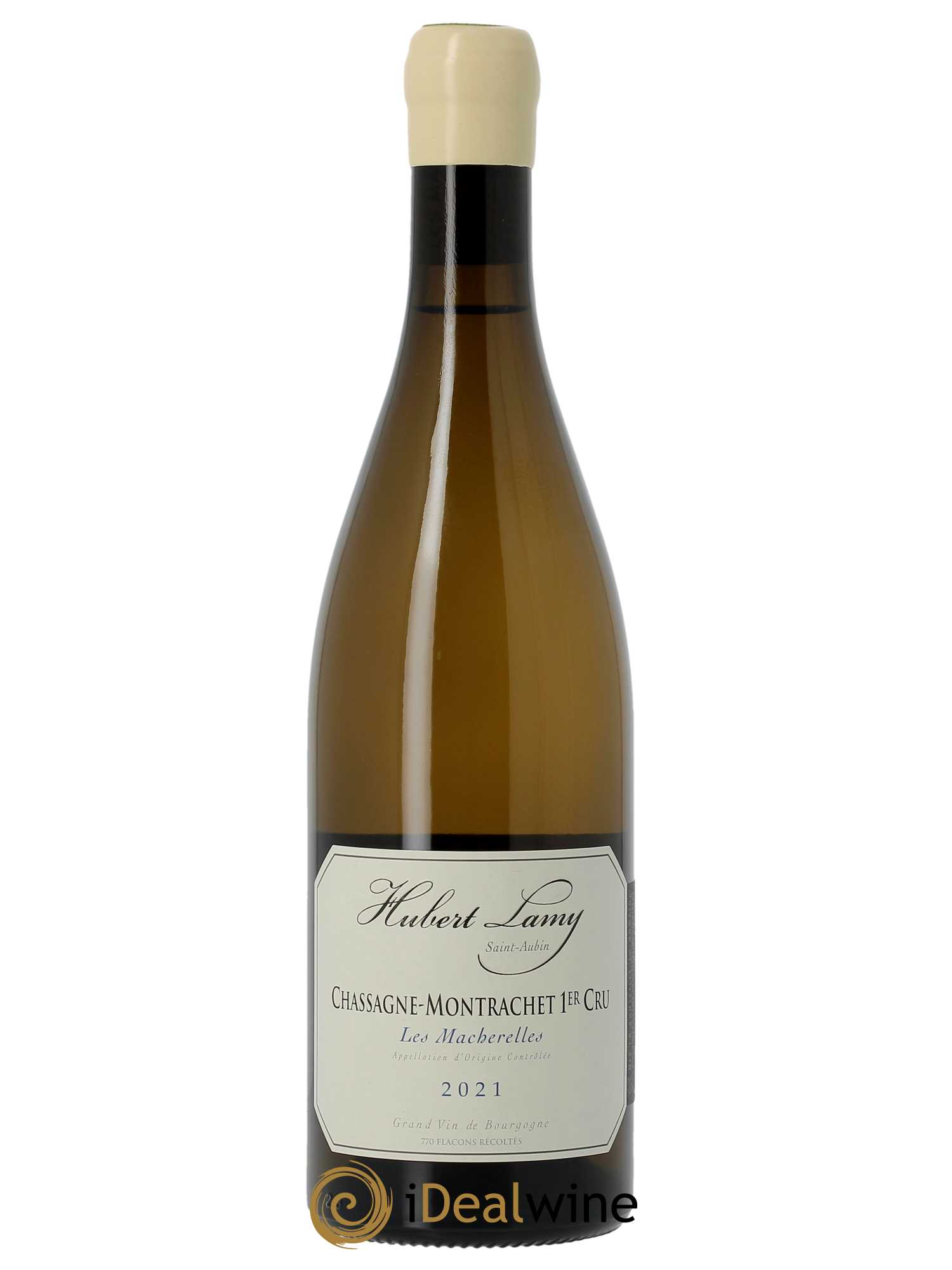 Chassagne-Montrachet 1er Cru Les Macherelles Hubert Lamy  2021 - Lot de 1 Bouteille