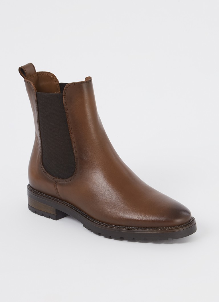 Dune London  Poema chelsea boot van leer