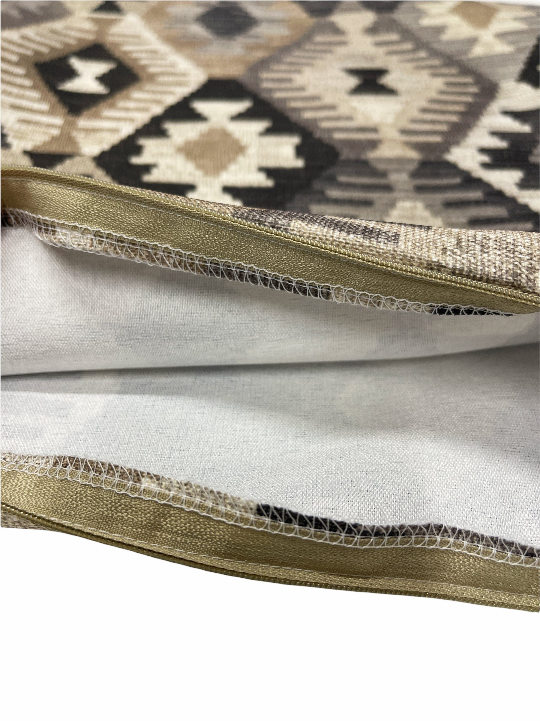 Kissenbezug Kissenbezug Kissenhülle 100% Polyester in 15 Maßen, RoKo-Textilien, mit Reißverschluss