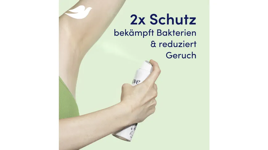 Dove Deodorant-Spray mit Zink-Komplex Gurkenduft 0% Aluminiumsalze 150 ml