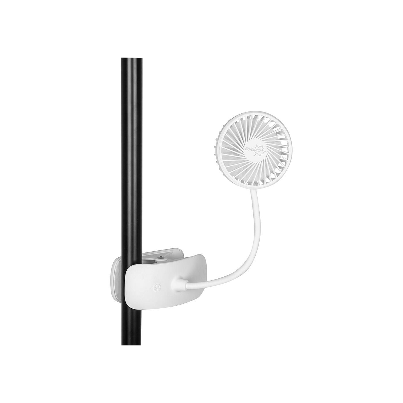 Bo-Camp Flex weißer Tischventilator mit Klemme