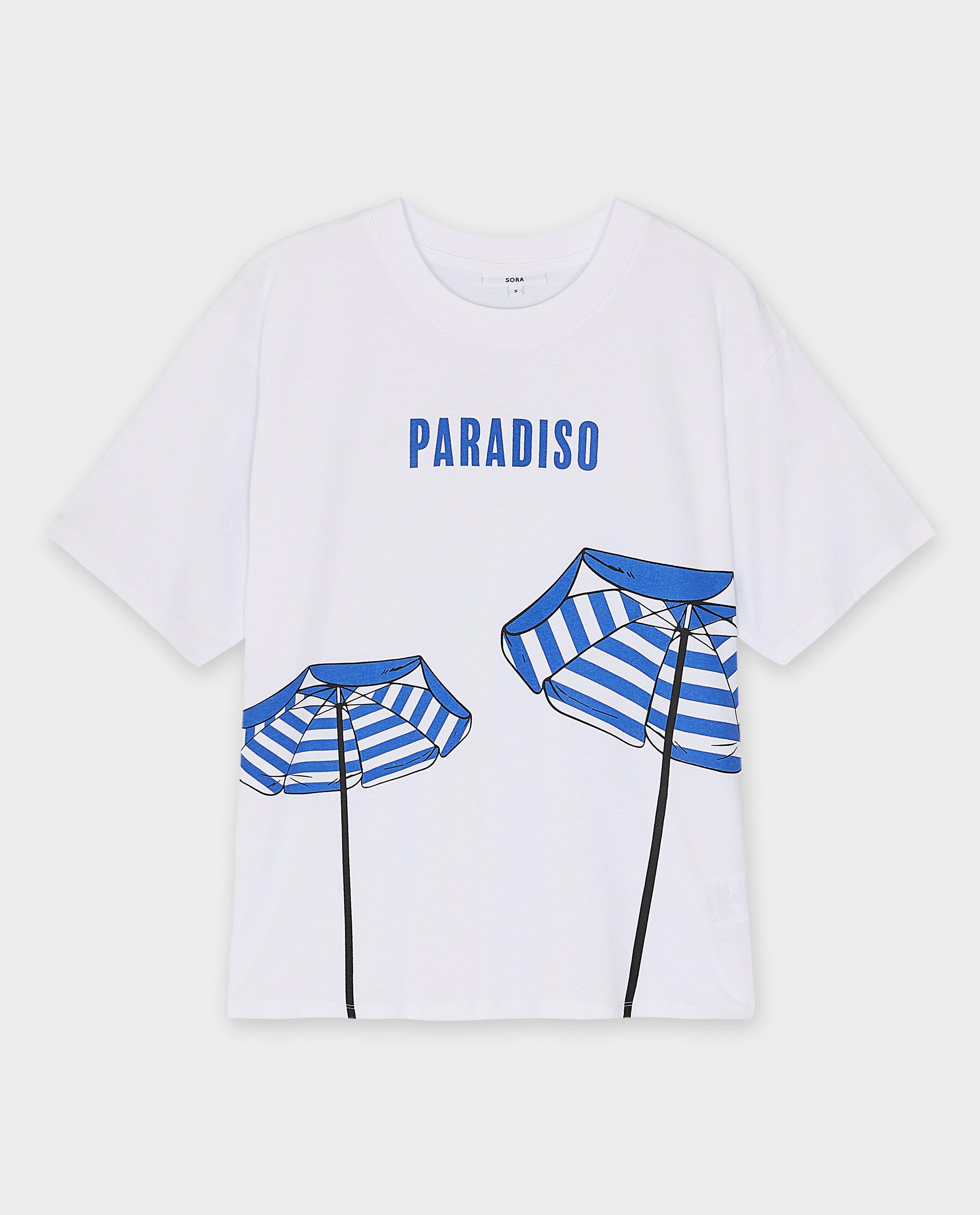 Tricou Sora cu imprimeu alb