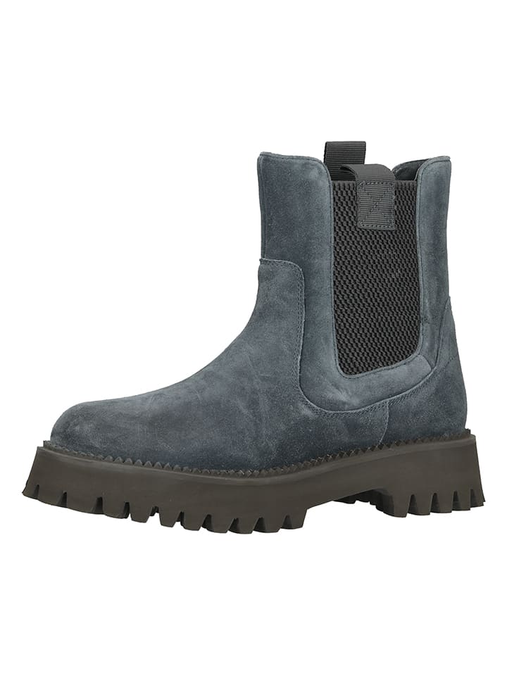 Ara Shoes Leder-Chelsea-Boots in Grau günstig kaufen