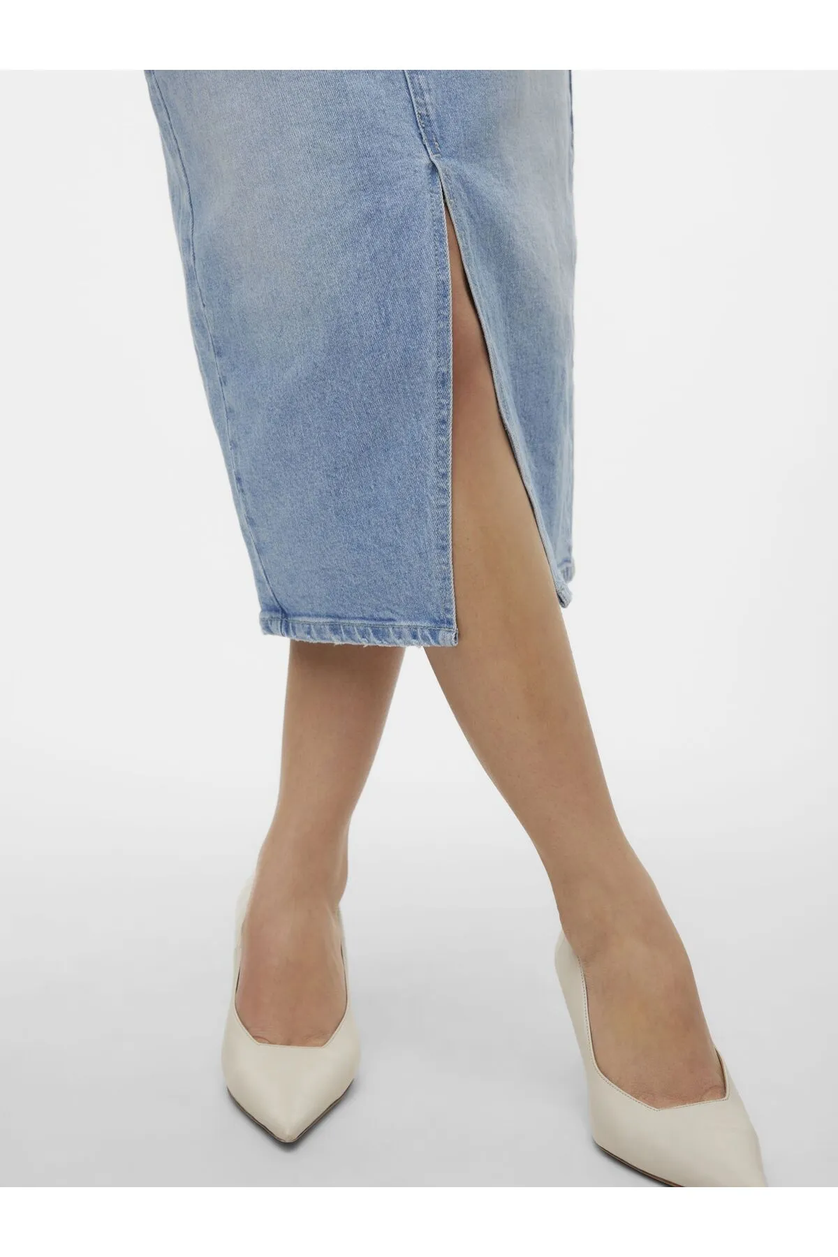 Vero Moda  Jeansrock Vmveri Langer Rock