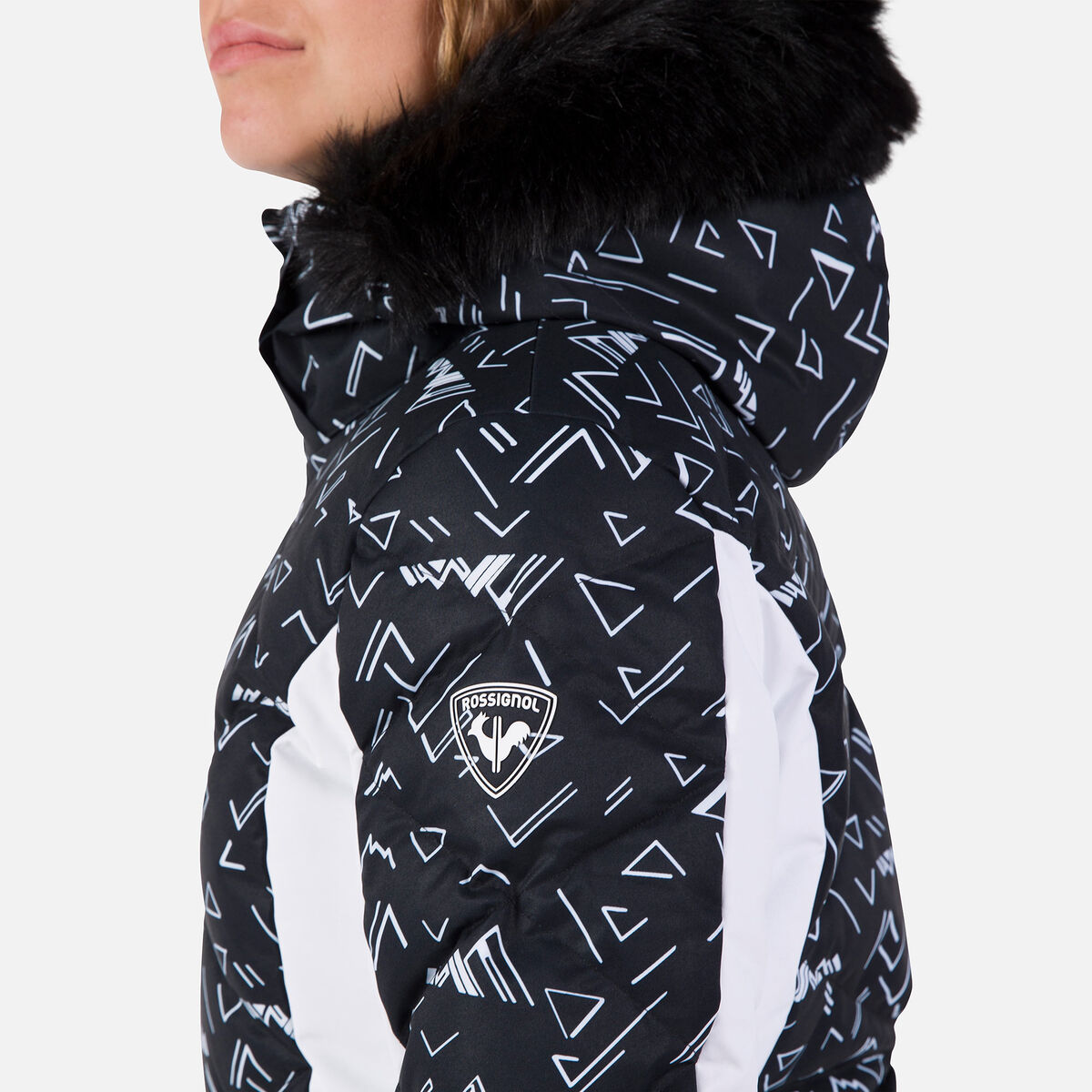 Damensteppjacke mit Print Staci