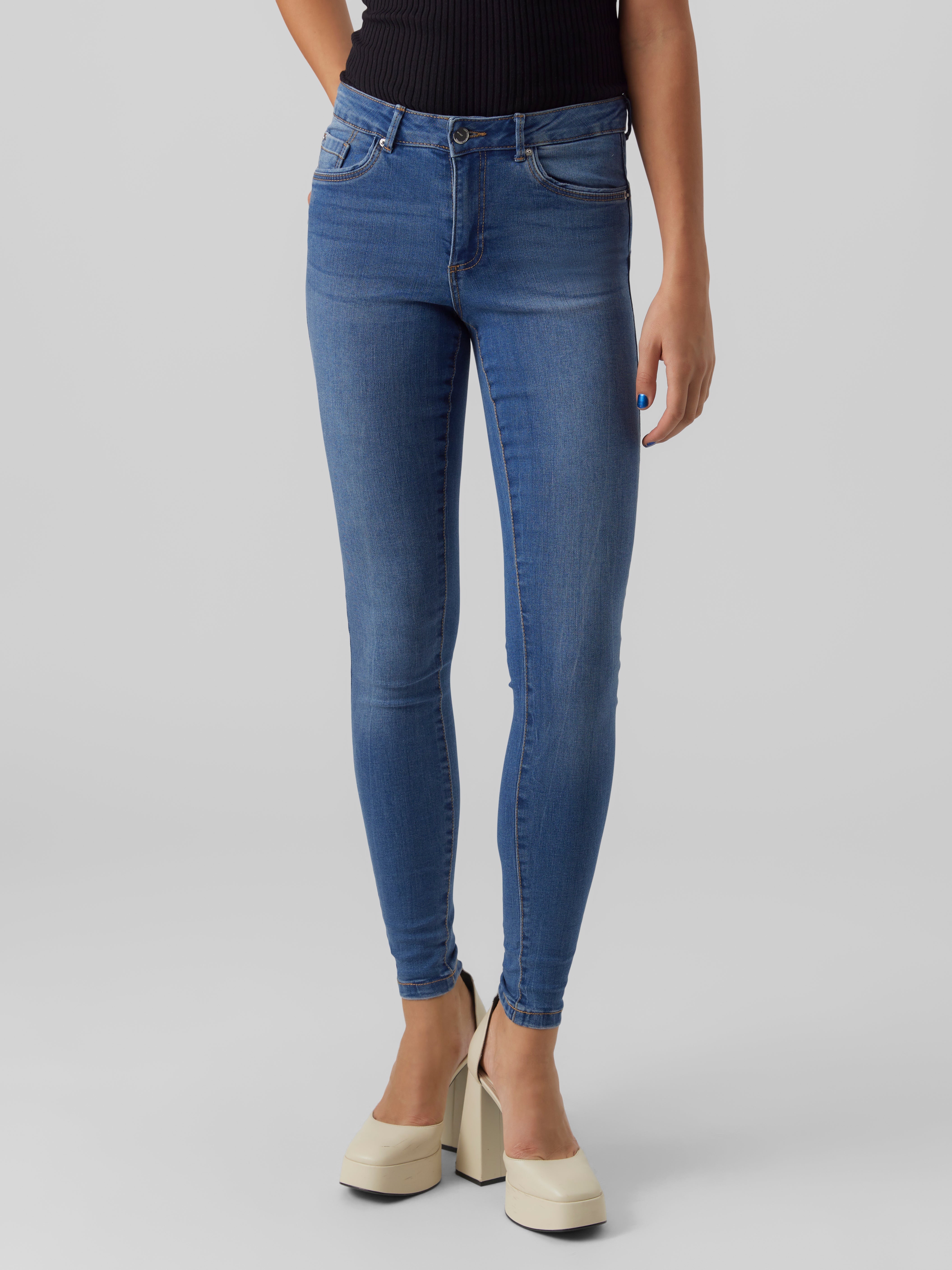 VMALIA Mid Rise Slim Fit Jeans