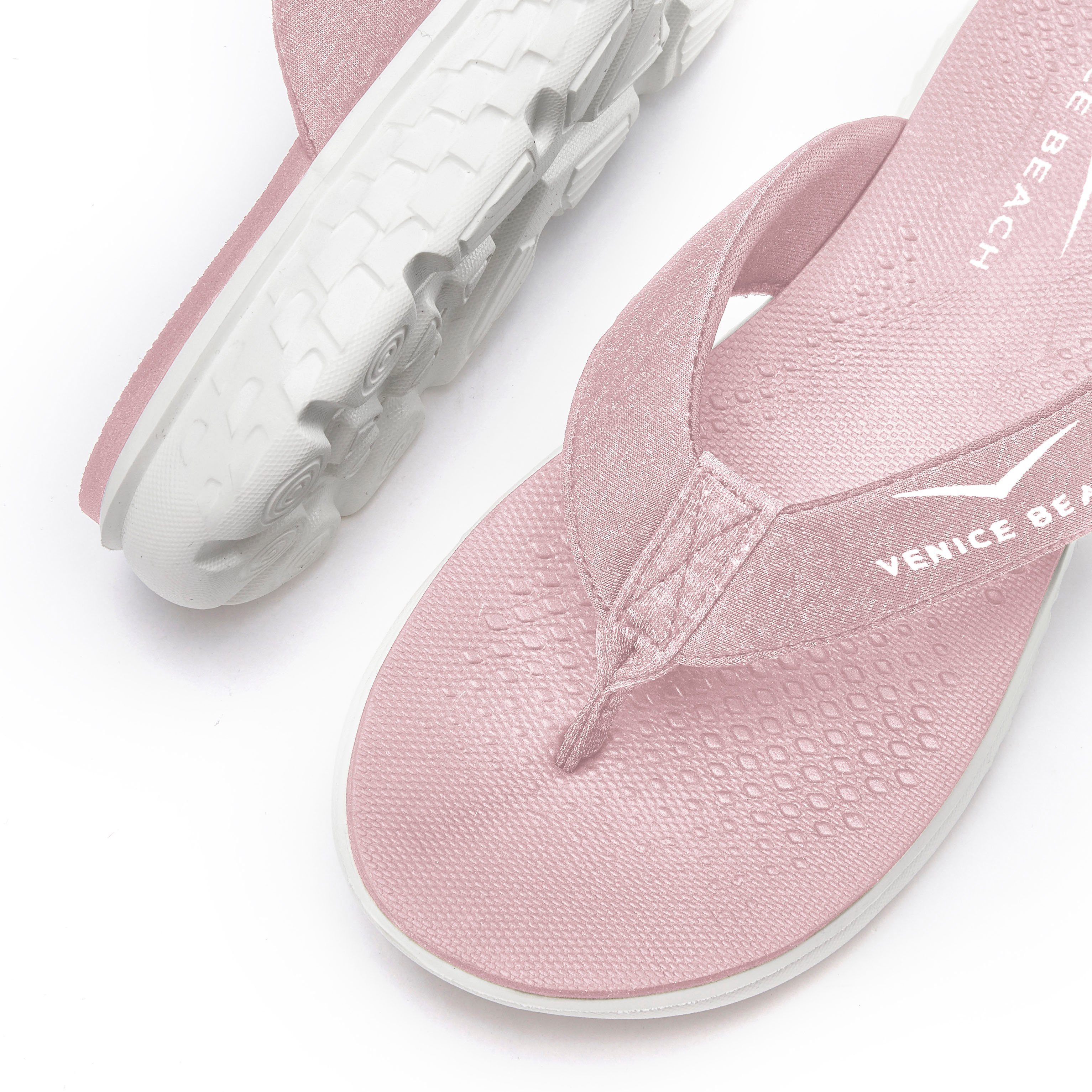 Venice Beach Badezehentrenner Sandale, Pantolette, Badeschuh ultraleicht im sportiven Look VEGAN