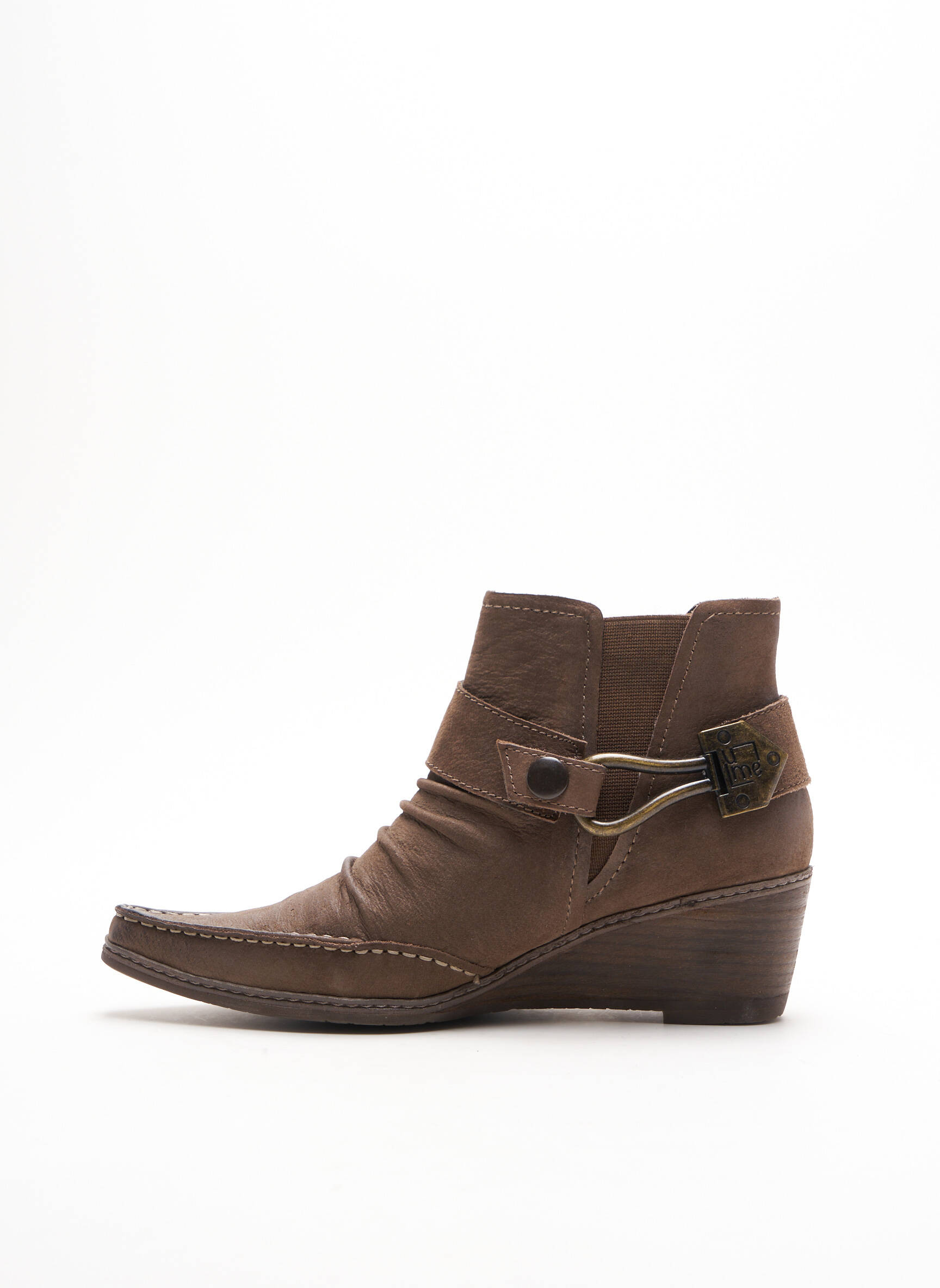 Un Matin D Ete Bottines Femme couleur marron