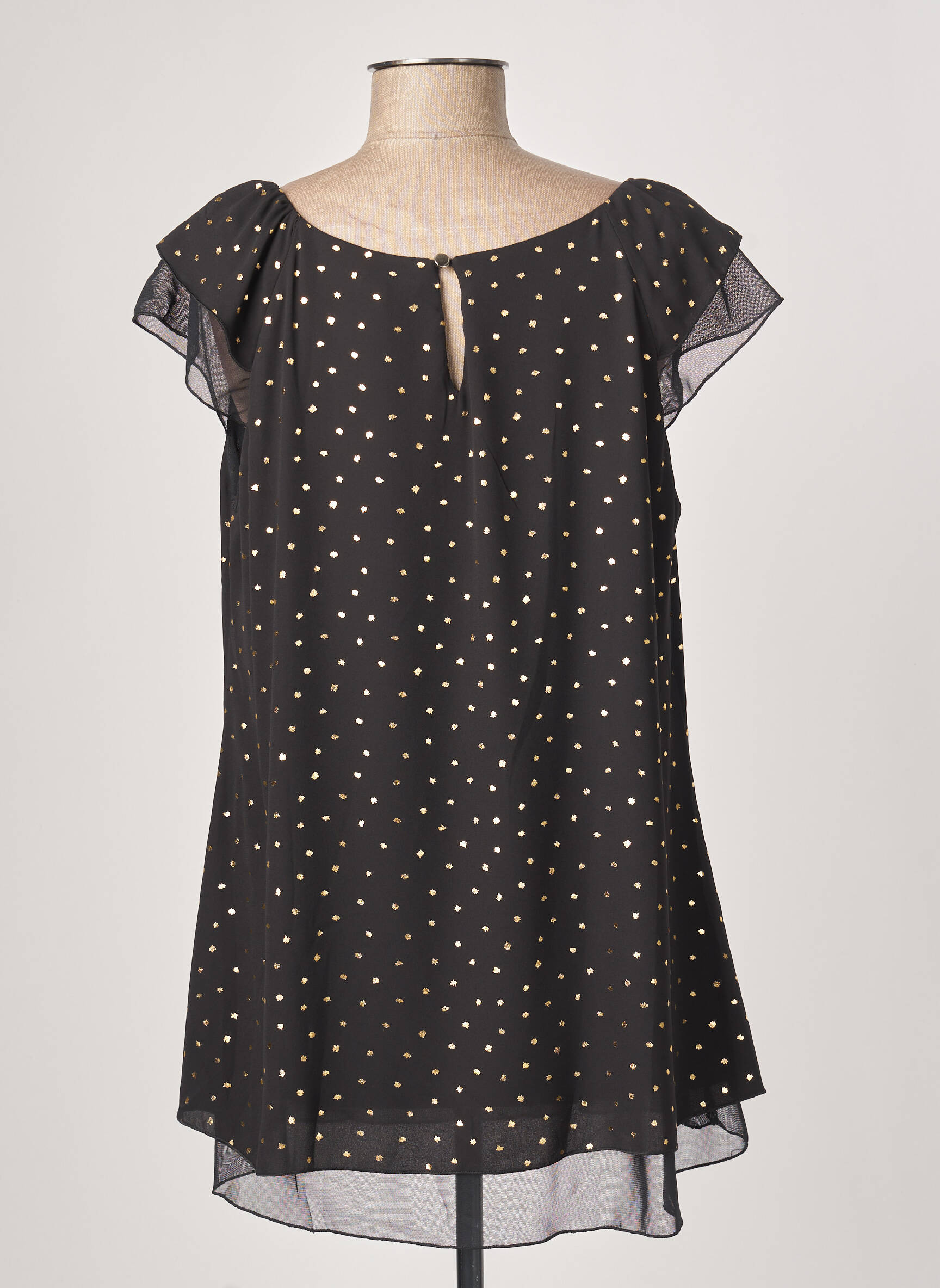 Spg Woman Tuniquemanchecourte Femme couleur noir