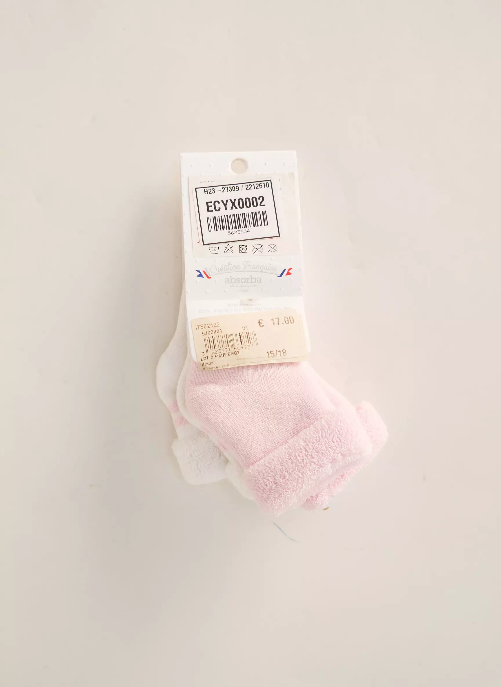 Absorba Chaussette Enfant couleur blanc