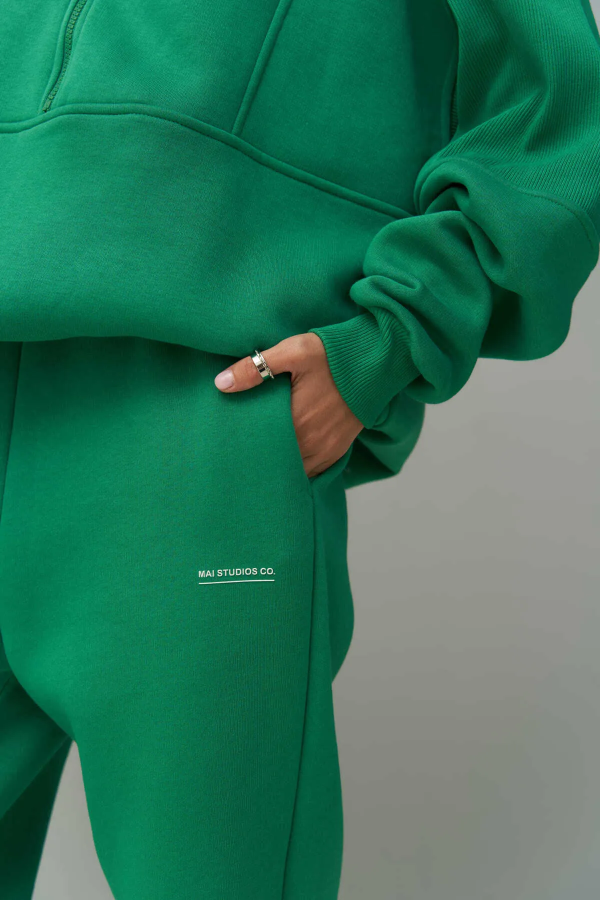 MAİ COLLECTİON  Mini Studio Co Benetton Oversize-Trainingsanzug-Set