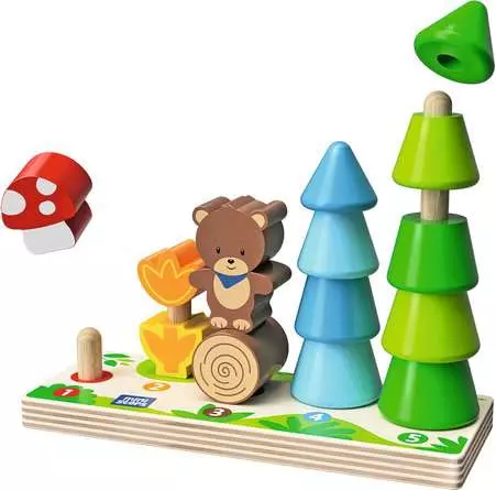 ministeps: Butz‘ bärenstarkes Stapelspiel - Babyspielzeug ab 12 Monaten
