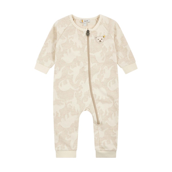 Strampler langarm, beige für Jungs