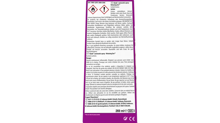 Glade Automatic Spray Original Relaxing Zen