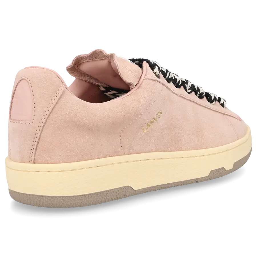 Lanvin - Sneaker low CURB LITE Veloursleder - pink