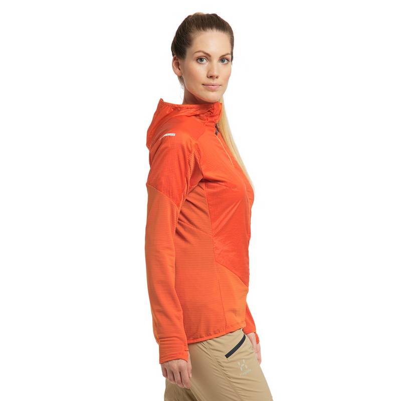 Haglöfs L.I.M Hybrid Hood Fleecejacke Damen