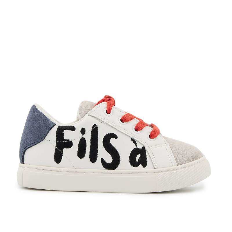 Baskets en cuir Mini Simone fils à maman