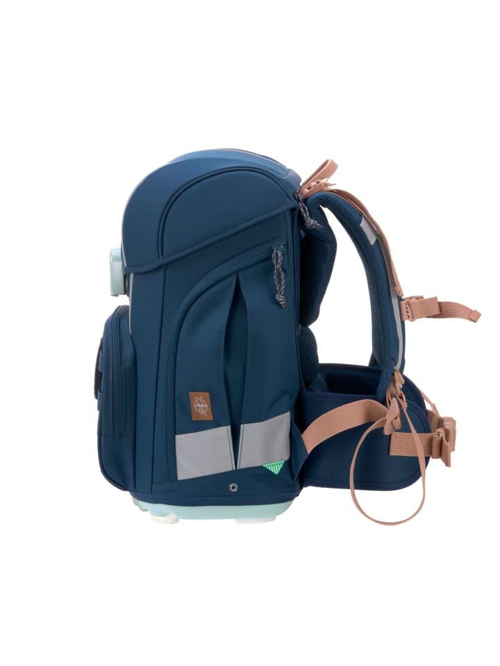 Lässig Lässig Schulranzen Set 7-teilig, Boxy Unique navy günstig kaufen onesize