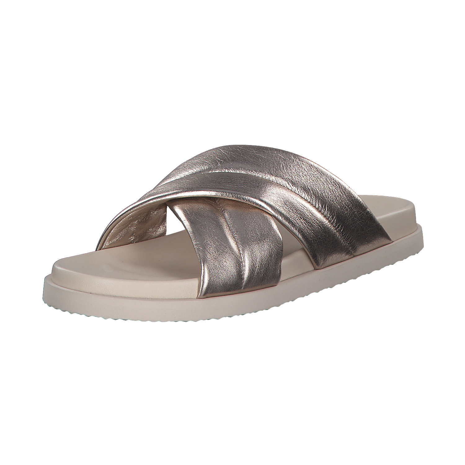 Högl 710082, Plateau-Pantoletten, Damen, Beige