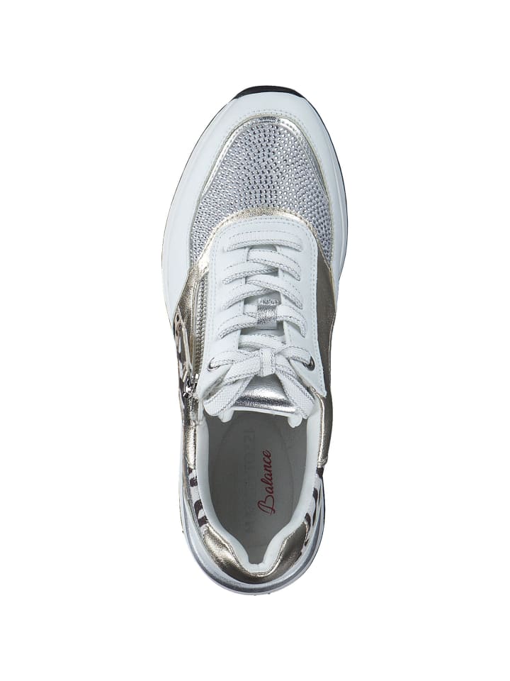 Marco Tozzi Sneakers Low in White comb günstig kaufen