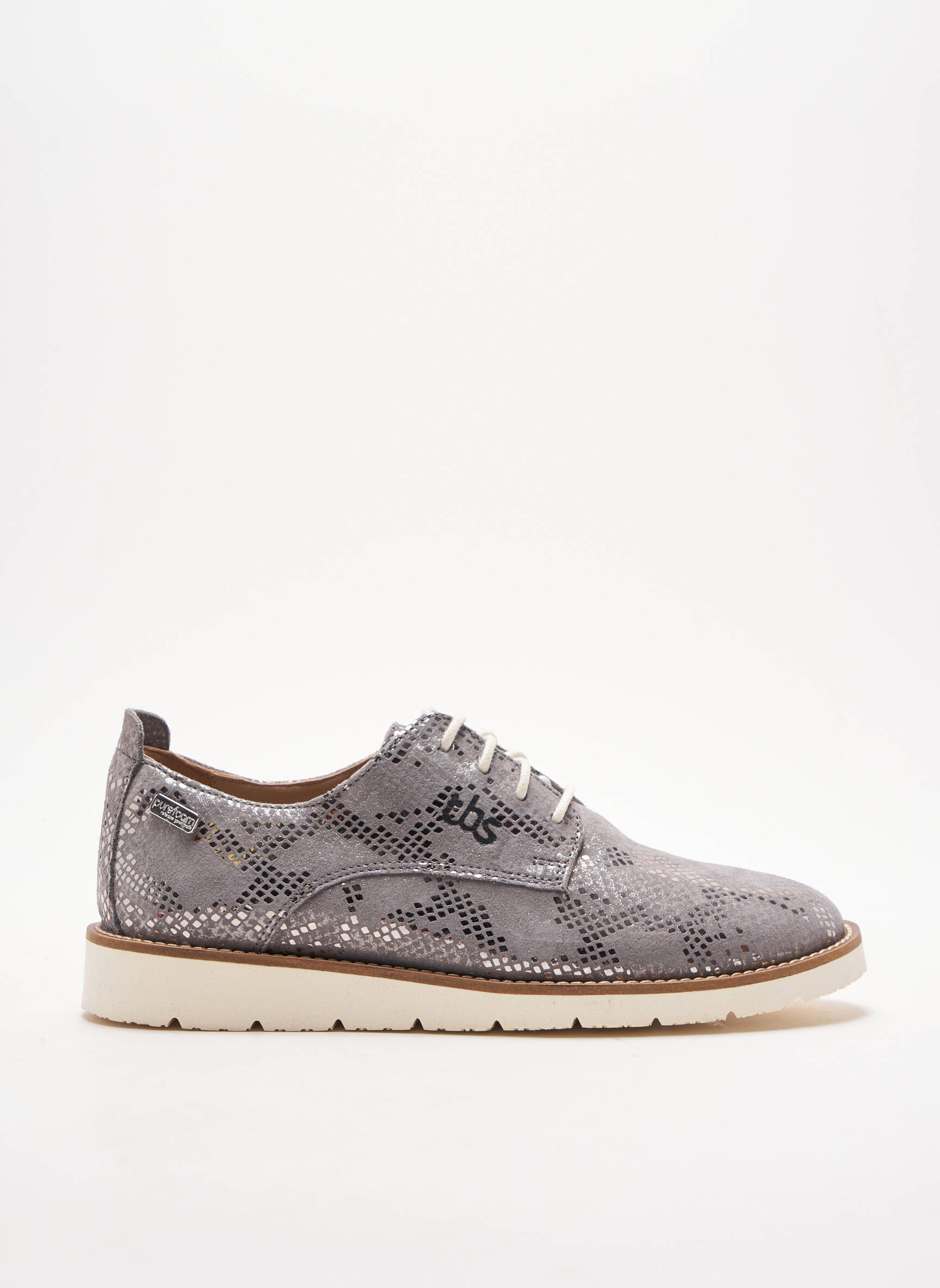 Tbs Derby Femme couleur gris