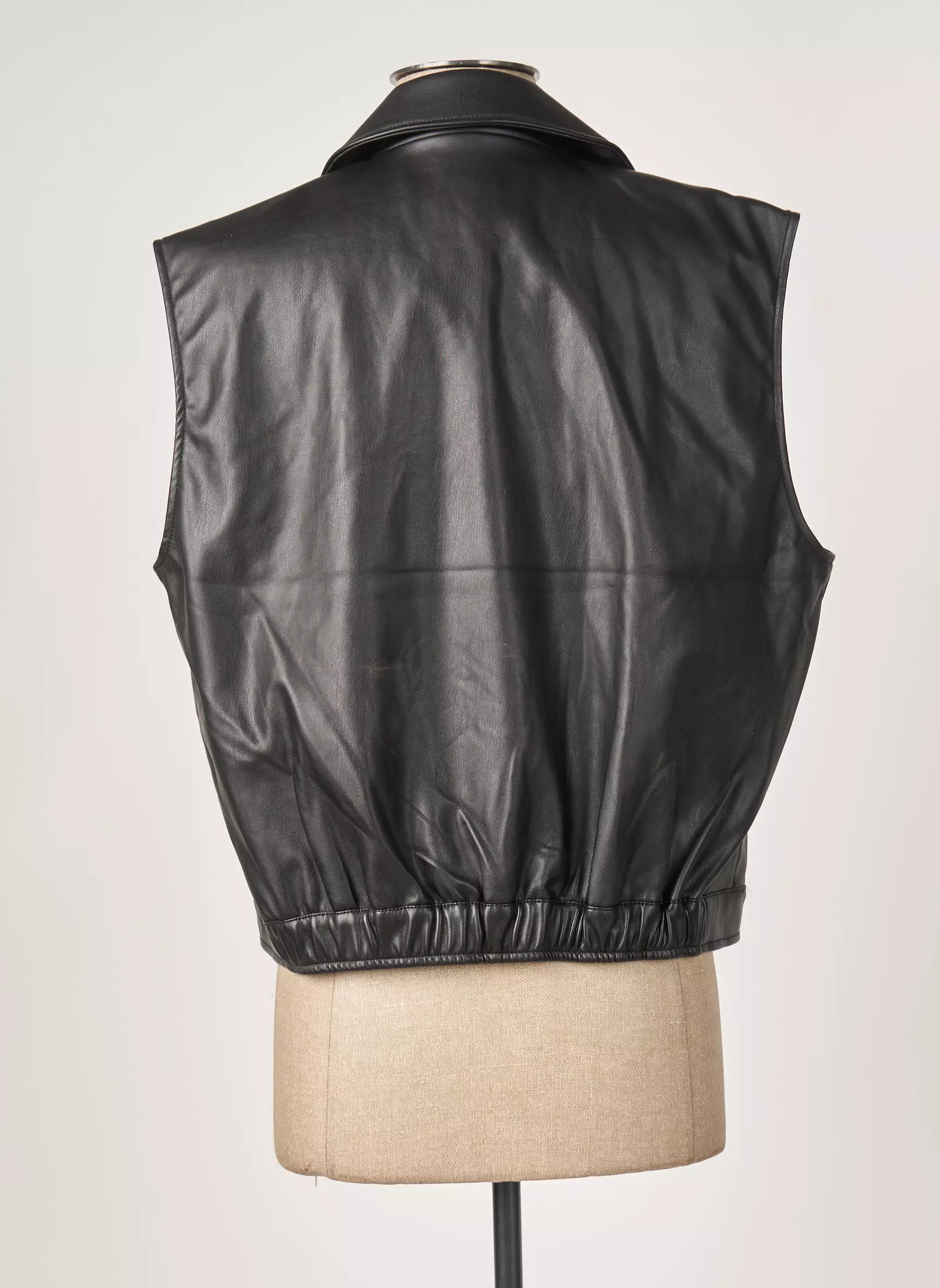 Garcia Vestesimilicuir Femme couleur noir