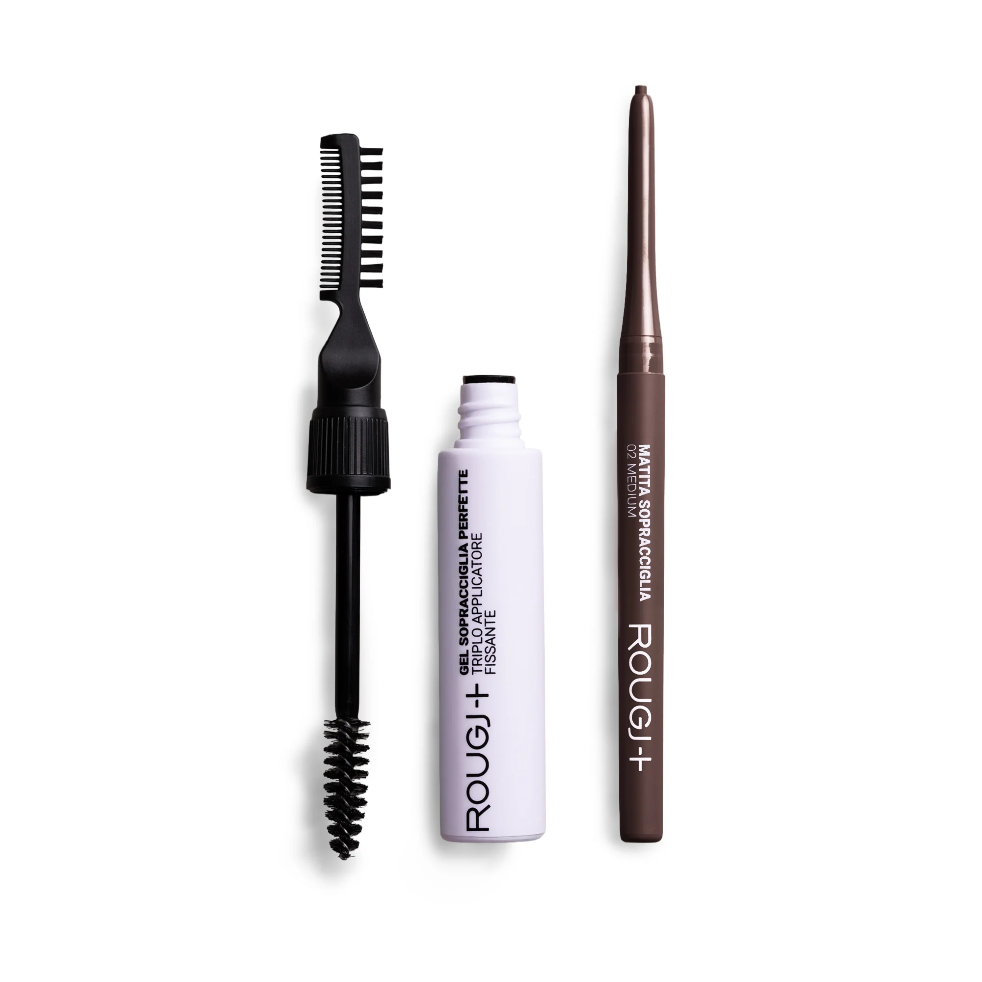 Kit parfait pour les sourcils - Crayon à sourcils, gel à sourcils et mascara
