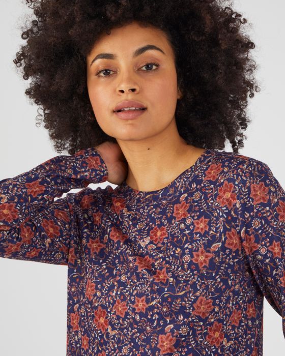 Tee-shirt maille chaude, manches longues