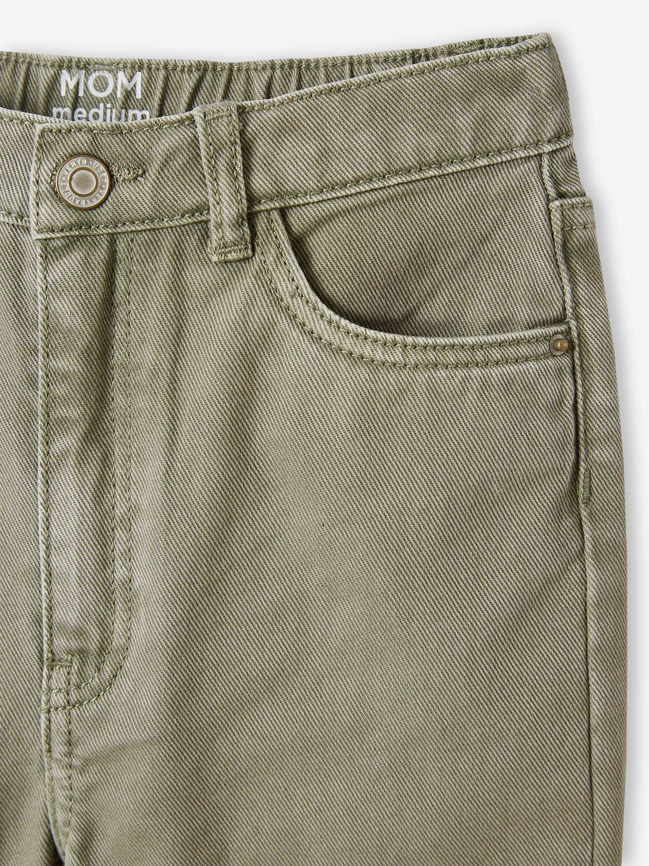 Vertbaudet Mädchen Mom-Hose, Hüftweite REGULAR - pfirsich
