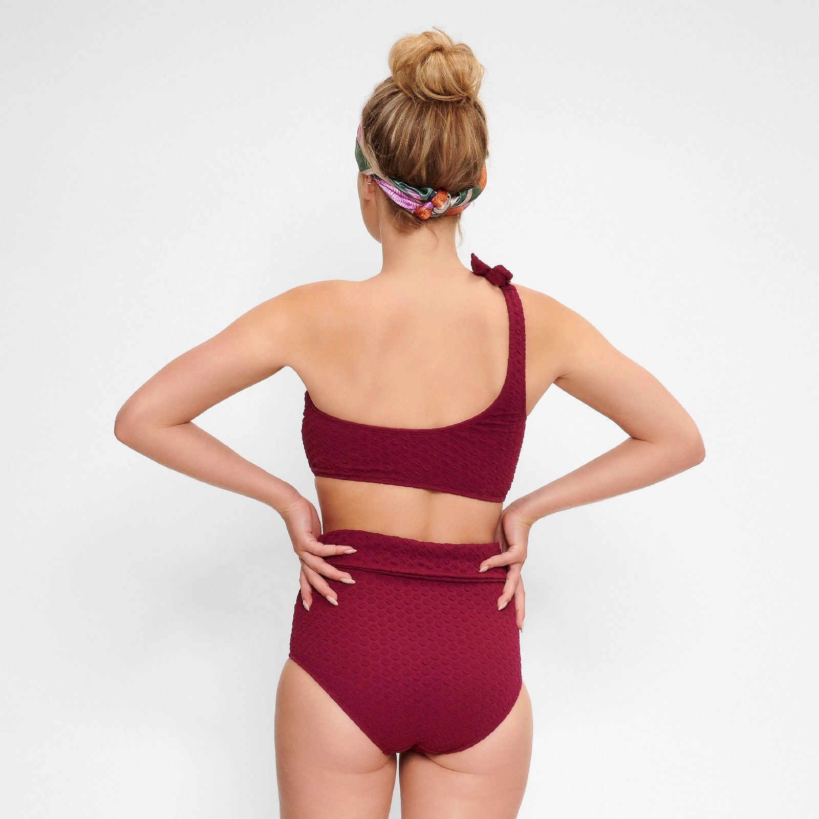 LingaDore 7102P violettes One Shoulder Bandeau-Bikini Oberteil