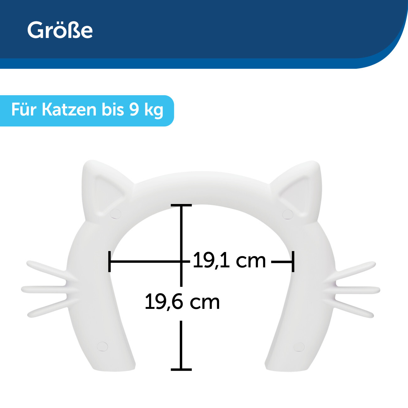 PetSafe Katzentunnel PetSafe Katzentunnel für Zimmertüren, Weiß