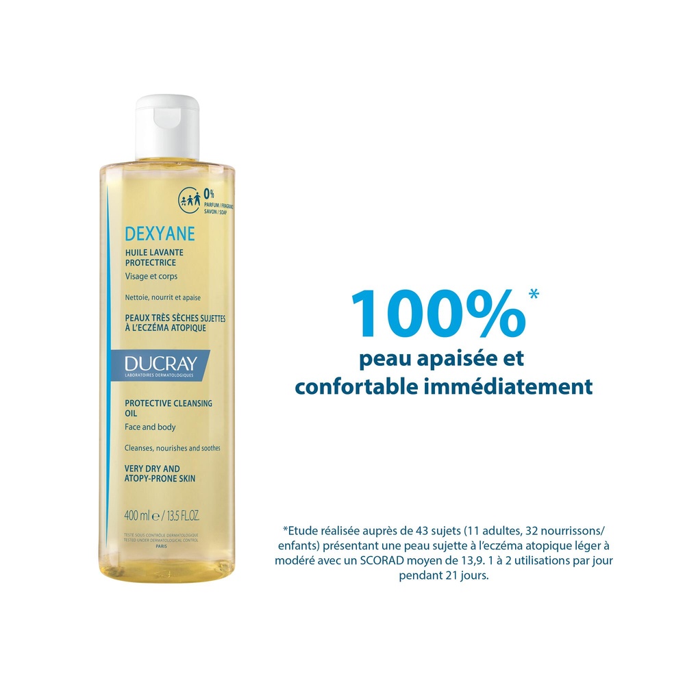 Ducray Dexyane huile lavante Dexyane 400 ml Huile lavante