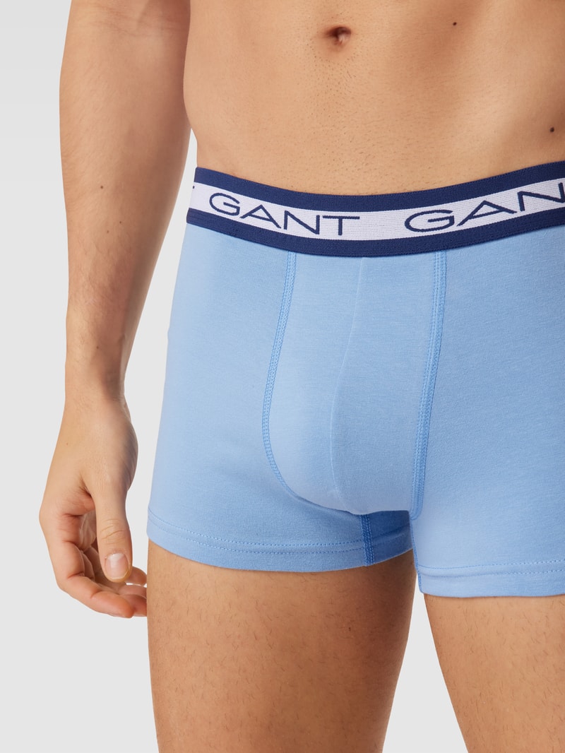 Trunk mit elastischem Logo-Bund im 5er-Pack Modell 'Basic Trunk' in grün