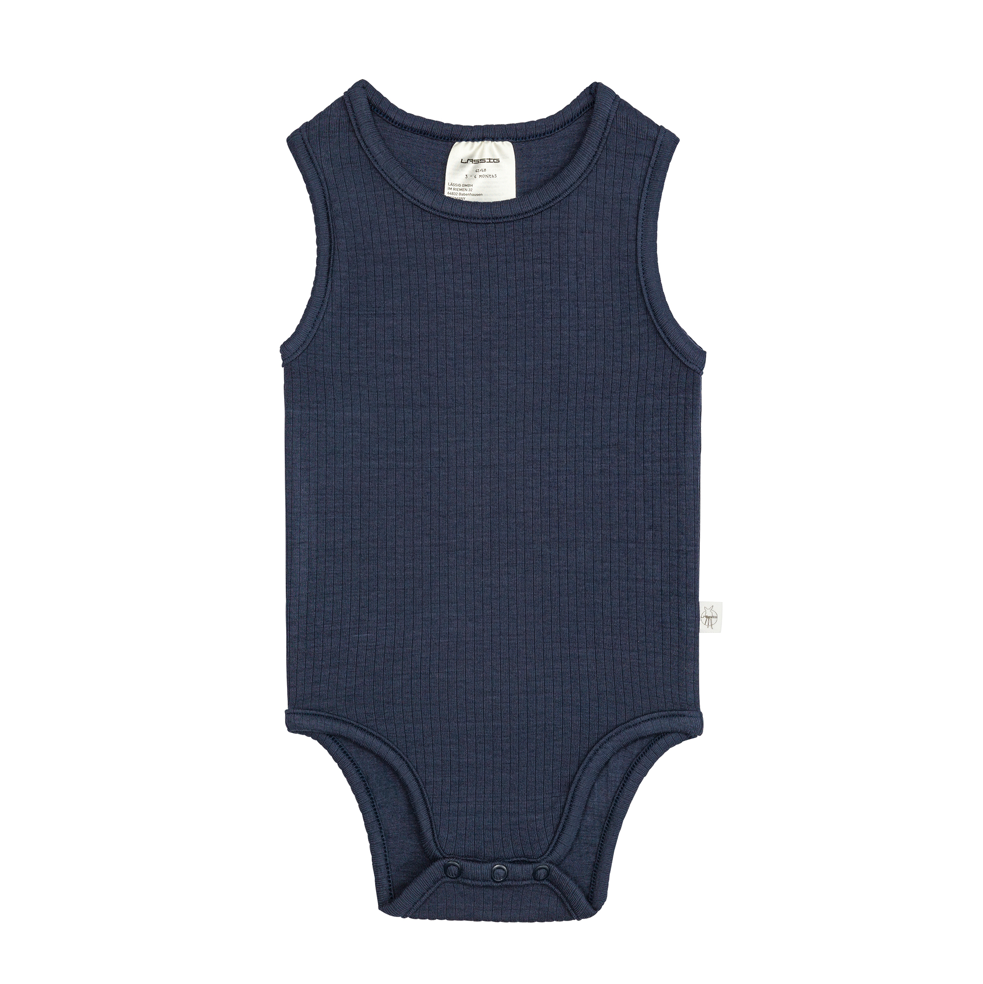 Baby Body - Ärmellos gerippt, Blau