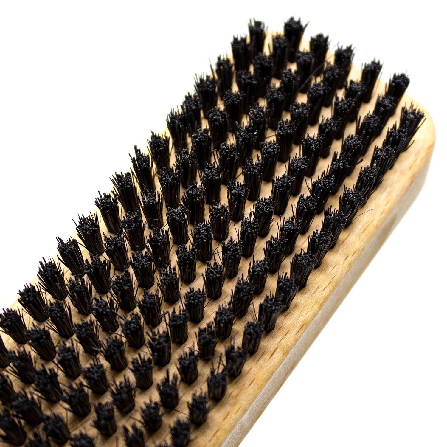 Landshop24 Nagelbürste Gärtnerseife - Handwerkerseife + Handwerkerbürste schwarze Borste, Spar-Set, 2-tlg., Handwerkerset, straffe Wildschweinborste