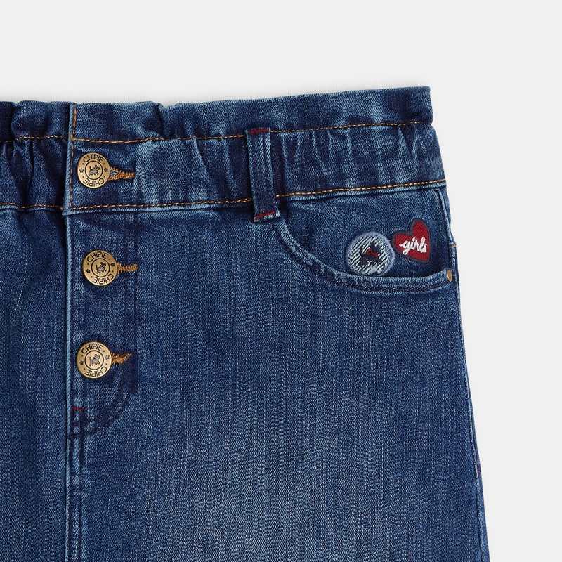 Jupe en jean Chipie bleue fille