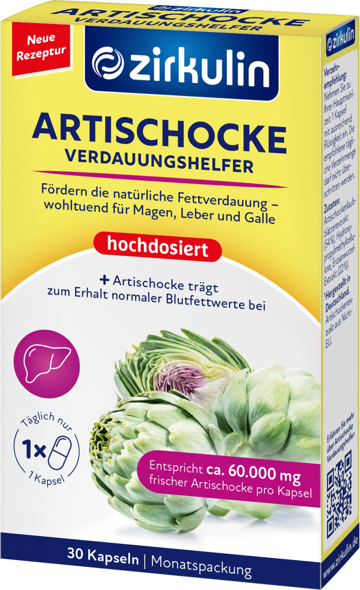 Verdauungshelfer Artischocke hochdosiert Kapseln, 14 g