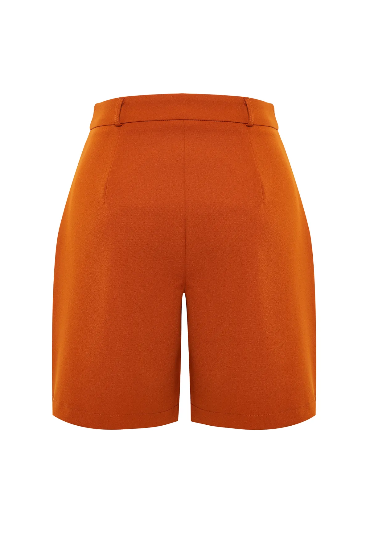 Trendyol Collection  Braune reguläre Webshorts mit Taschendetail TWOSS19WX0108