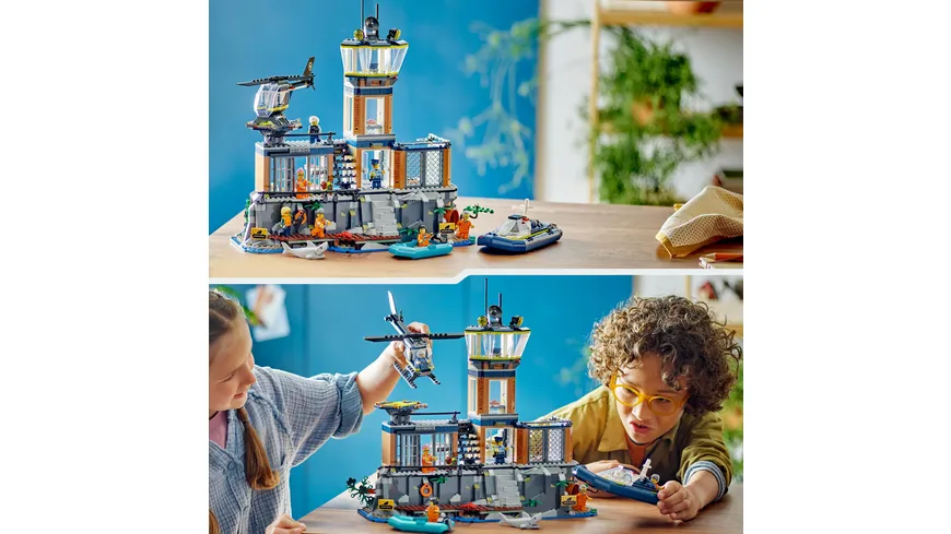 LEGO City Polizei 60419 Polizeistation auf der Gefängnisinsel