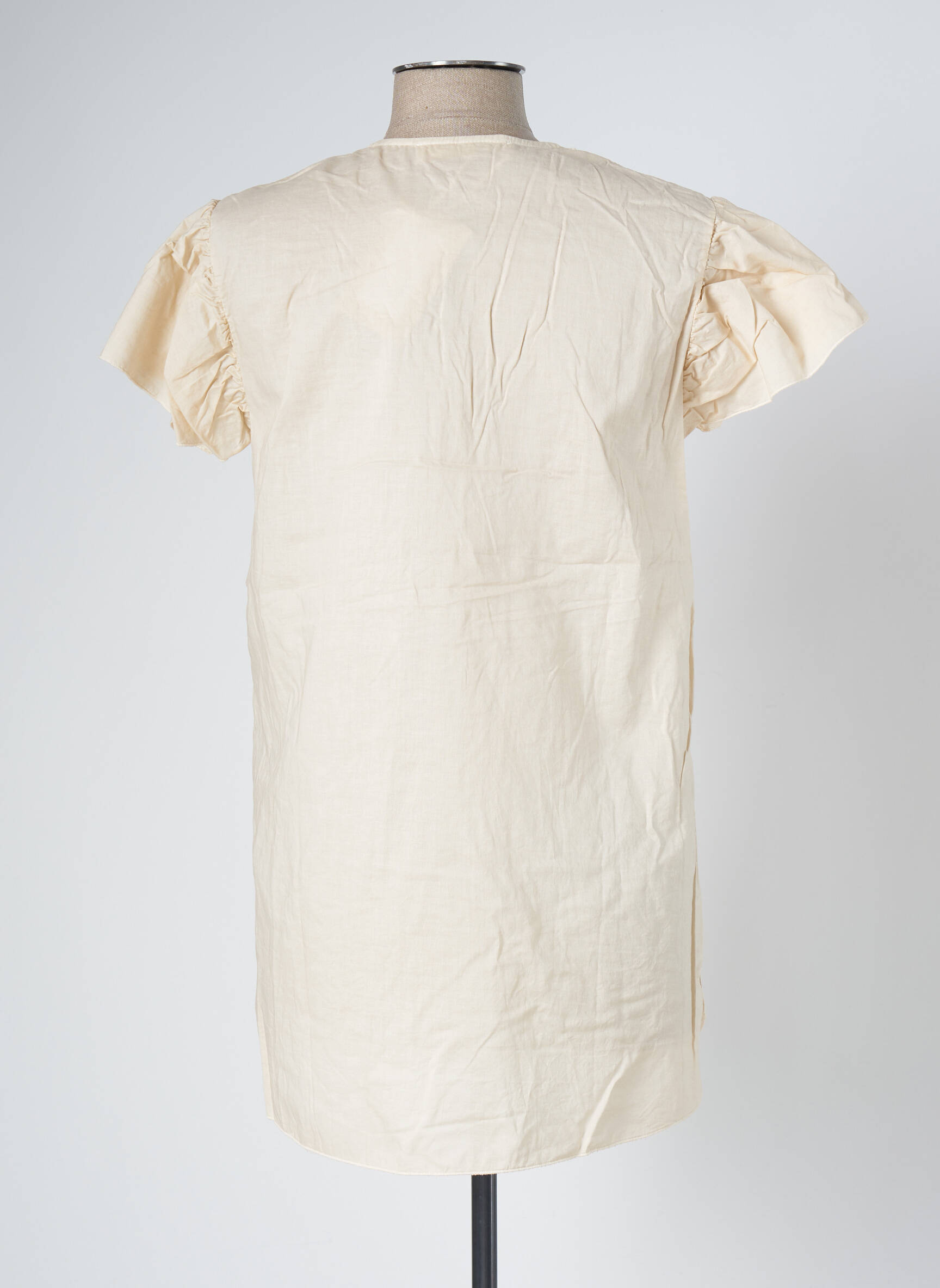 Blanc Boheme Tuniquemanchecourte Femme couleur beige