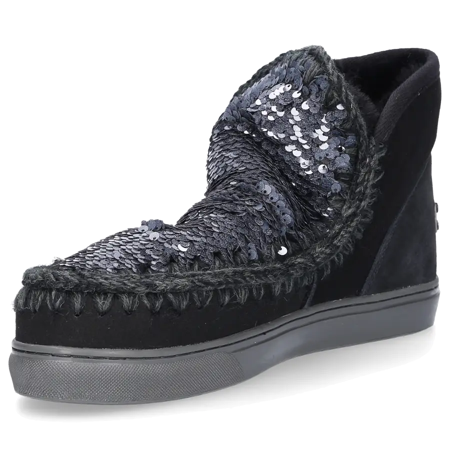 MOU - Snowboots ESKIMO MINI gefüttert - schwarz