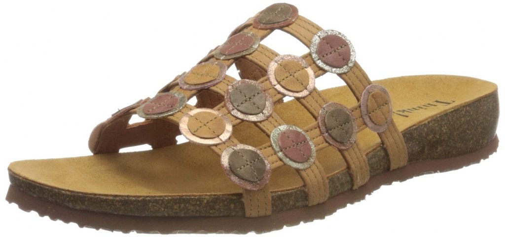THINK Klassische Sandalen bunt Julia TAN/KOMBI