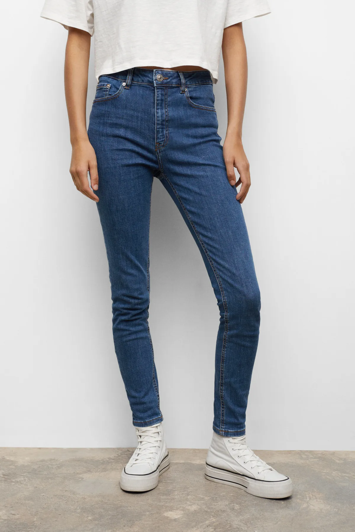 MANGO Kids  Blaue Damenjeans 27011115